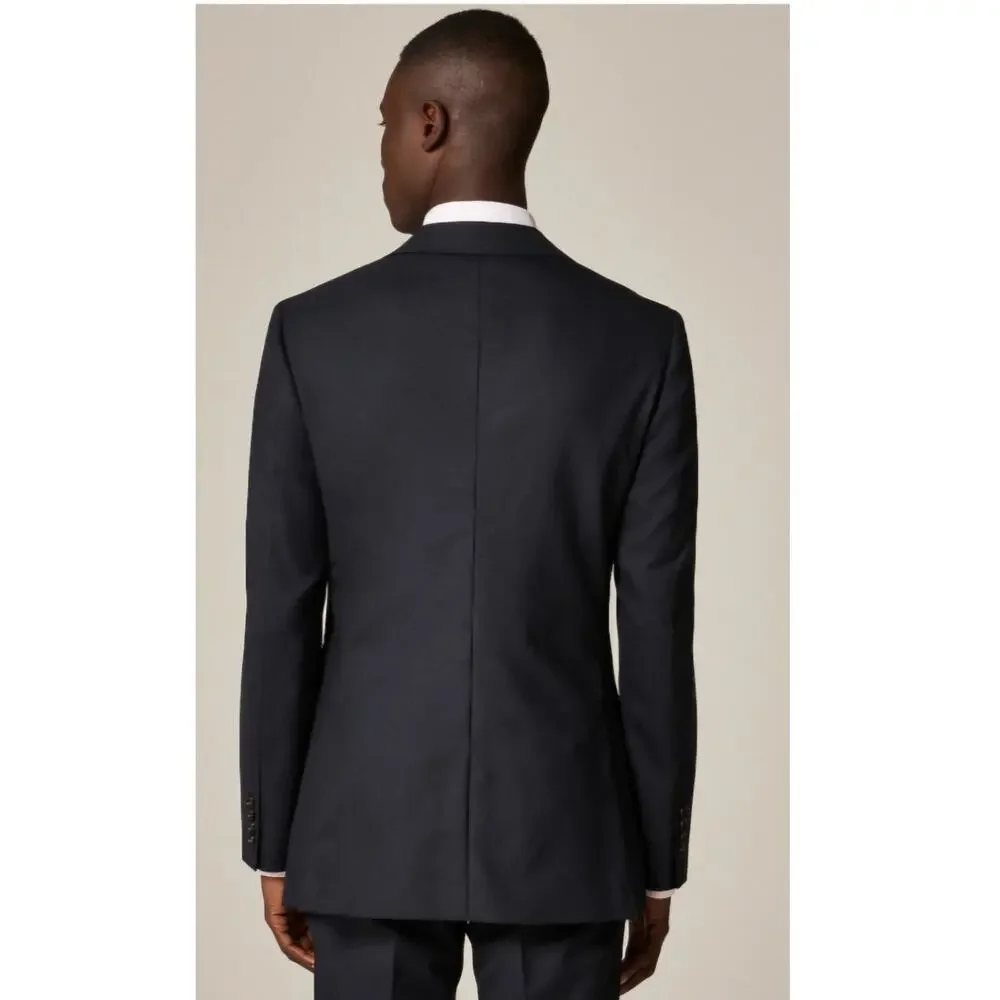 J.Crew Loro Piana Ludlow Blazer Mens 34S Slim Navy Wool Suit Jacket Quiet Luxury